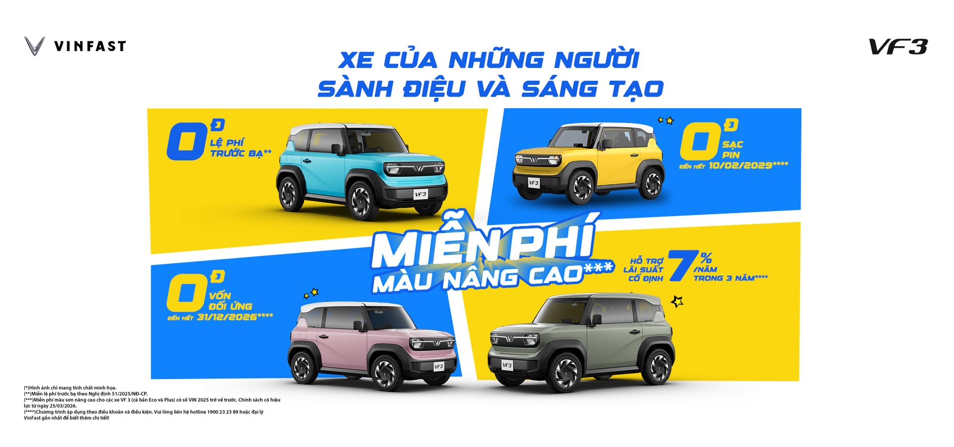 VINFAST PHAN TRỌNG TUỆ - SÀI GÒN - Slider VF3